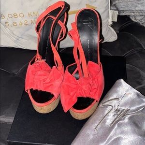 Giuseppe Zanotti Design suede bow sandal